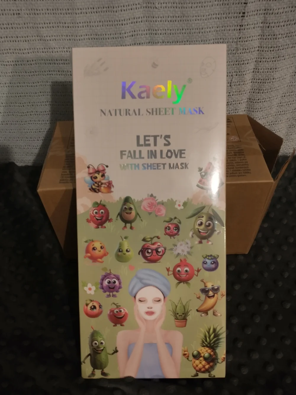 NiB Kaely (Kids) Natural Sheet Masks - Fruit-Themed 12pk
